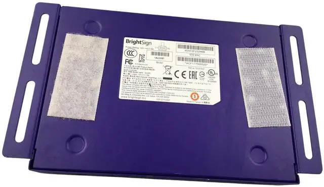 Alt view image 6 of 7 - BrightSign AU335 Portable Ethernet & USB Ports Digital Audio Player **No Cords*