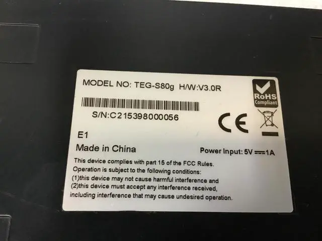 Alt view image 3 of 3 - TRENDnet TEG-S80g 8-port Gigabit Ethernet Switch GREENneT, w/o Adapter