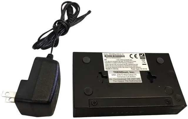 Alt view image 3 of 5 - TRENDnet TEG-S50g 5Port Wall Mountable Ethernet Switch