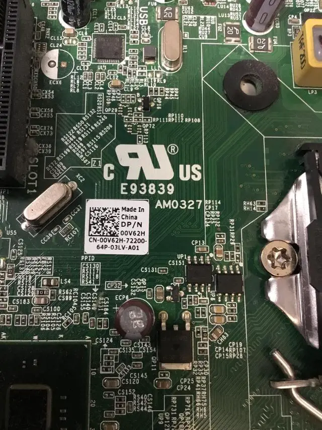 Alt view image 3 of 7 - Dell OptiPlex 9020 SFF DDR3 LGA 1155 Desktop Motherboard 00V62H