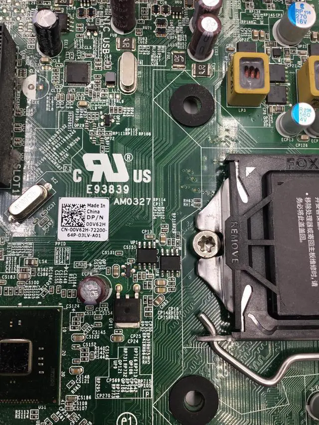 Alt view image 4 of 7 - Dell OptiPlex 9020 SFF DDR3 LGA 1155 Desktop Motherboard 00V62H