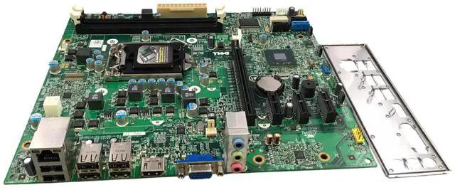 Alt view image 6 of 7 - Dell Vostro 260 MIH61R Motherboard 0GDG8Y 0GDG8Y WITH I/O Shield