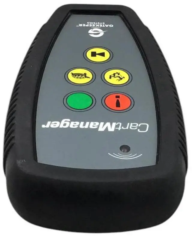 Alt view image 6 of 6 - Gatekeeper K-9400 Wireless 5-Button Portable Remote Control For Cart Manager
