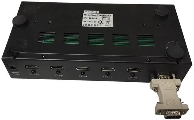 Alt view image 4 of 7 - HR Hall Research SW-HDMI-4 HDMI Switch - 4 Input - 1 Output