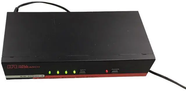 Alt view image 5 of 7 - HR Hall Research SW-HDMI-4 HDMI Switch - 4 Input - 1 Output