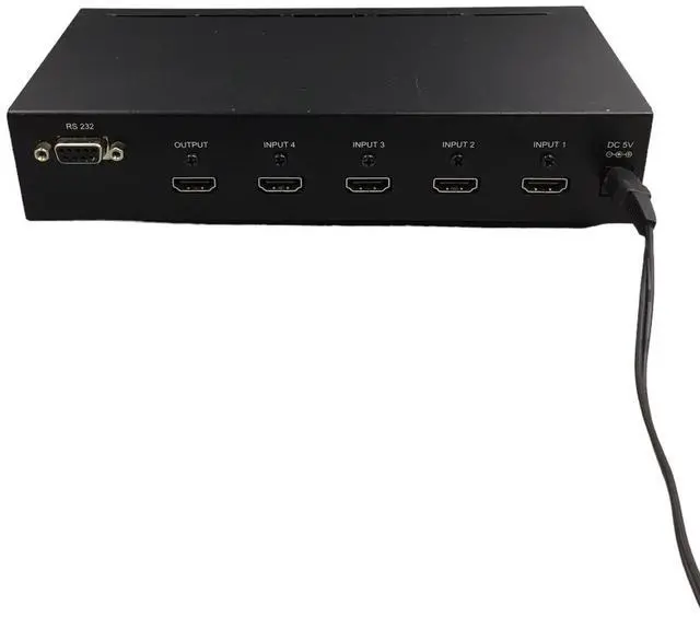Alt view image 7 of 7 - HR Hall Research SW-HDMI-4 HDMI Switch - 4 Input - 1 Output