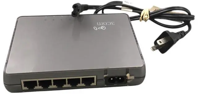 Alt view image 3 of 7 - 4-PACK 3COM/HP 3CFSU05/ V1405-5/ JD866A 5 Port- RJ45 10/100MbpsW/Adapter