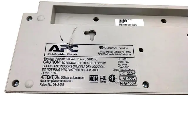 Alt view image 3 of 7 - APC Surge arrest Professional Power ConversIon PR07 SURGE ARREST
