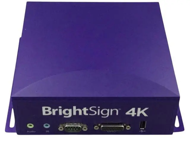 Alt view image 2 of 7 - Brightsign 4K Digital Signage Media Player Purple 4K1142-WW, No(Adapter)