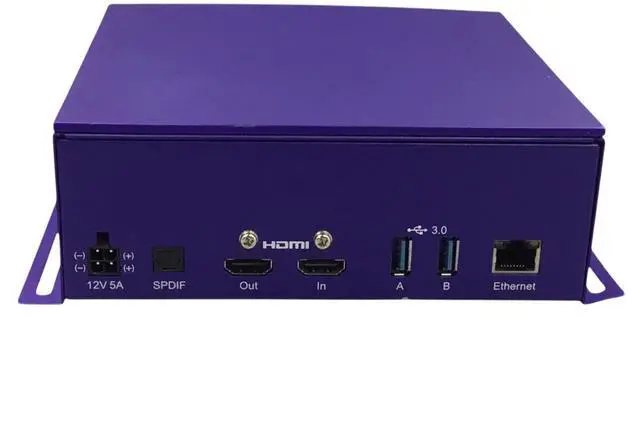 Alt view image 3 of 7 - Brightsign 4K Digital Signage Media Player Purple 4K1142-WW, No(Adapter)