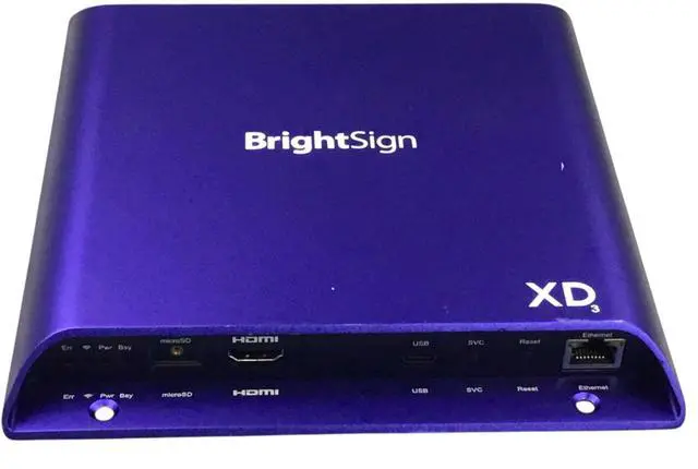 Alt view image 2 of 7 - BrightSign XD3 XD1033 Digital Signage Media Player, No (Adapter)