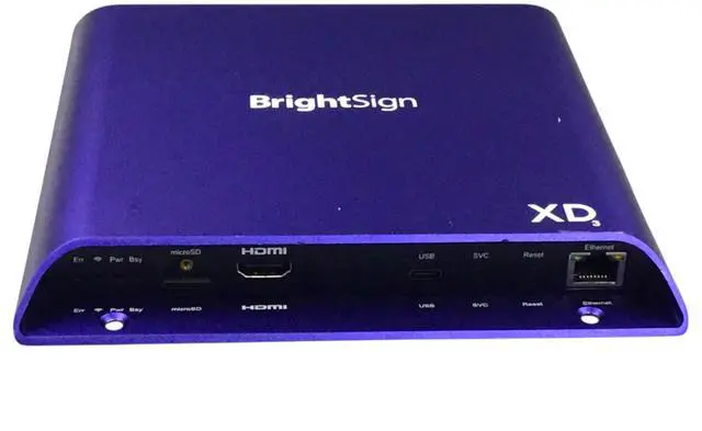 Alt view image 5 of 7 - BrightSign XD3 XD1033 Digital Signage Media Player, No (Adapter)