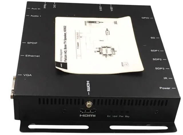 Alt view image 6 of 7 - BrightSign HD Digital Sign Controller HD922 Media Player SD USB HDMI No Adapter