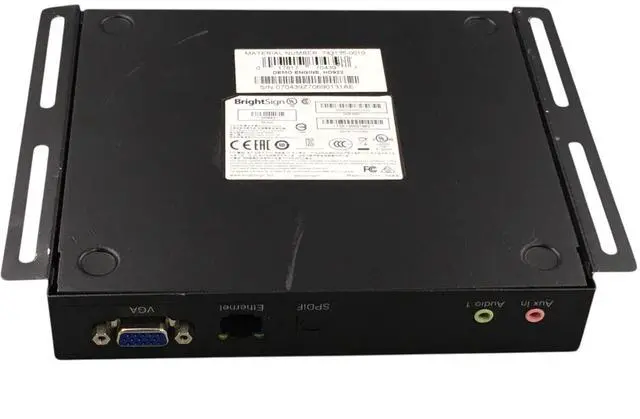 Alt view image 7 of 7 - BrightSign HD Digital Sign Controller HD922 Media Player SD USB HDMI No Adapter