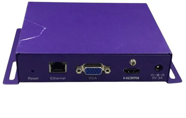 Alt view image 5 of 7 - BrightSign HD222 Networked Interactive Media/Digital Signage Player Purple