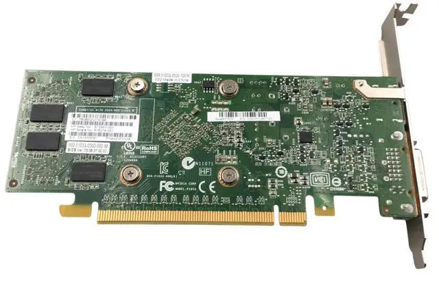 Alt view image 6 of 7 - NVIDIA Quadro 600 1GB DDR3 Video Card DisplayPort DVI HP 616074-001 612951-001