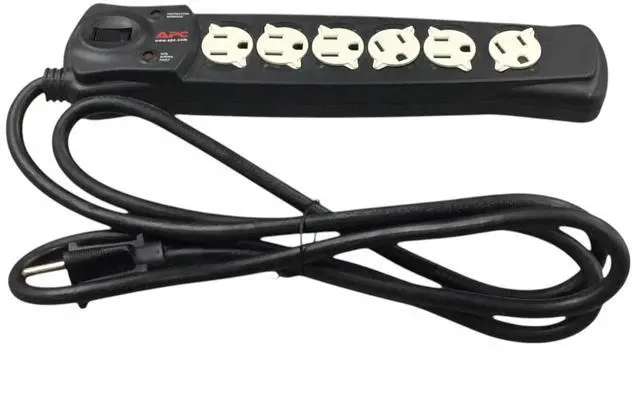 Main image of APC by Schneider Electric- 6 Outlets Surge Protector - P6B