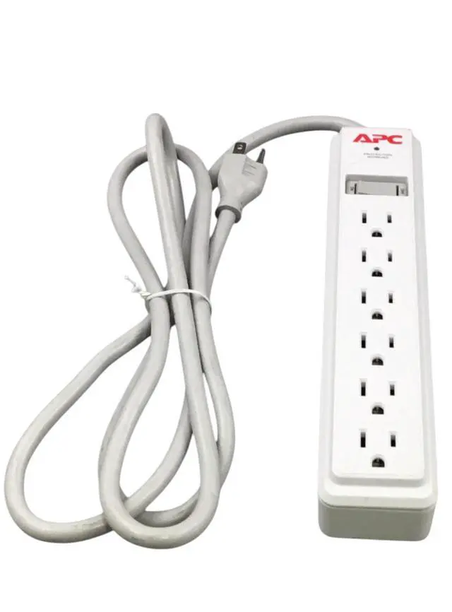 Main image of APC Surge Arrest 6 Outlet Surge Protector Rated 120V 15A P66