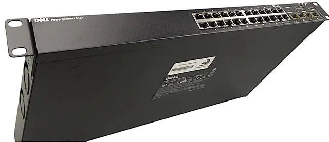 Alt view image 2 of 7 - Dell PowerConnect 5424 24-Ports Gigabit Ethernet Network Switch