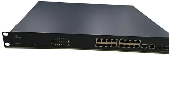 Main image of EtherWAN EX17162 ,16-port 10/100BASE-TX POE and 2-port Ethernet Switch