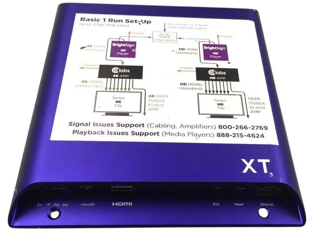 Main image of Brightsign XT3 XT243 Standard Player With HDMI Units Only No Adapters