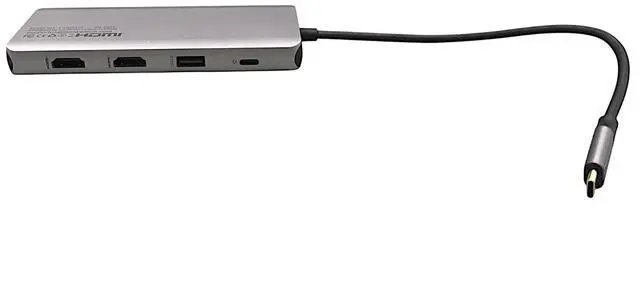 Alt view image 3 of 7 - Lionwei USB-C HUB Docking Station 11 in 1 LIUC3310