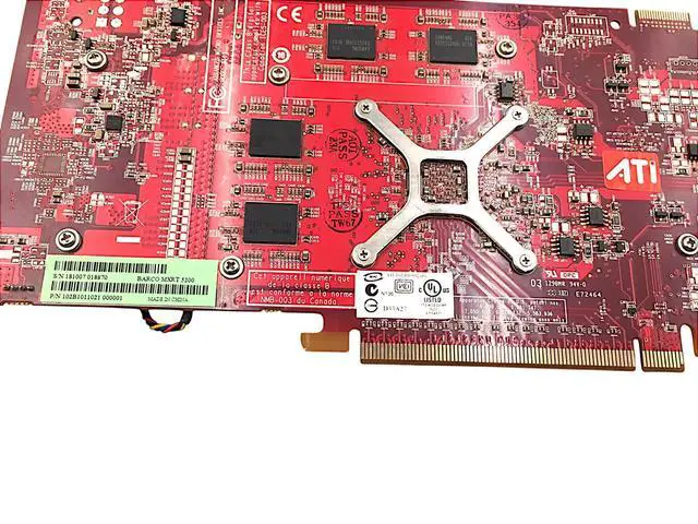 Alt view image 7 of 7 - ATi FireGL Barco MXRT-5200 512MB GPU GDDR4