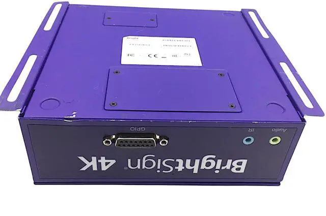 Alt view image 5 of 6 - BRIGHTSIGN 4K Model 4K242-WW Digital Signage Media Player No ( Power Adapter)