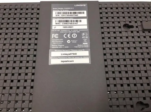 Alt view image 7 of 7 - Linksys EA6900 V1.1 AC1900 4 Port Smart Wi-Fi Wireless Dual-Band Router, w/o Adapter