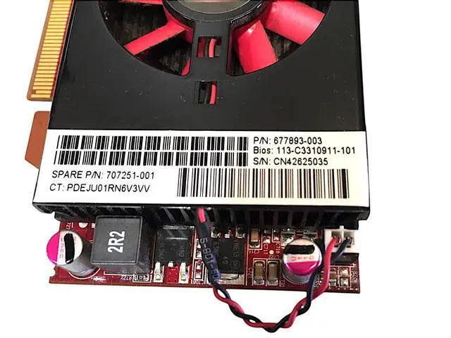 Alt view image 7 of 7 - AMD FIREPRO V3900 GDDR3 DVI DP 1GB PCI-E GRAPHICS CARD LOW PROFILE M8-1(12)