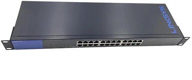 Main image of Linksys SE3024 Metallic 24-Port Gigabit Ethernet Switch w/ Rack Mount Ears
