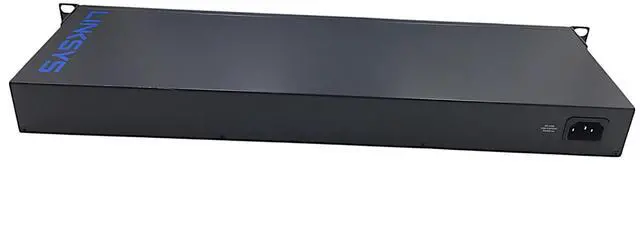 Alt view image 3 of 7 - Linksys SE3024 Metallic 24-Port Gigabit Ethernet Switch w/ Rack Mount Ears