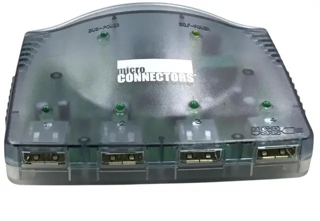 Alt view image 2 of 7 - Micro Connectors USB Universal Serial Bus HuB MQ4UH400B