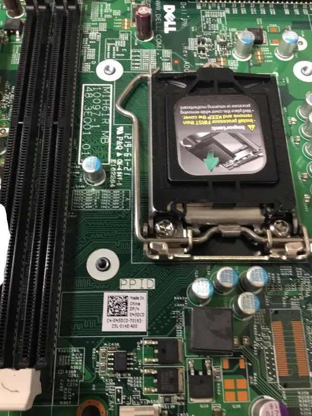 Alt view image 3 of 6 - Dell OPTIPLEX 390 Mini-ATX Motherboard LGA 1155/Socket H2 0M5DCD w/Shield