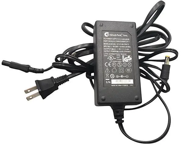 Alt view image 7 of 7 - Global tec inc ITEAC Adapter GT-21148-2709-T2100-240V 1.0A 50-60HZ 27W +9V-3.0A