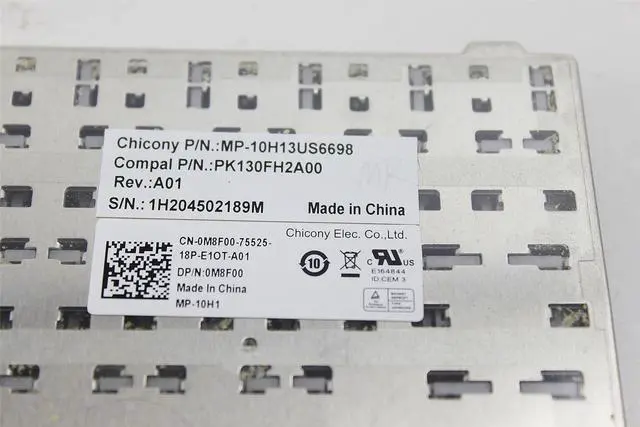 Alt view image 3 of 3 - Dell Latitude E5520 E6520 Laptop Keyboard 0M8F00 M8F00