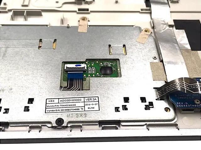 Alt view image 3 of 7 - HP Probook 15.6 450 G3 OEM Laptop Palmrest w/TouchPad Silver AD000X63000