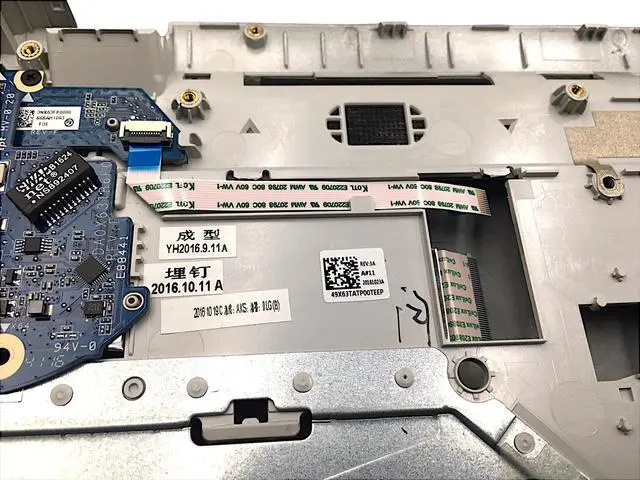 Alt view image 5 of 7 - HP Probook 15.6 450 G3 OEM Laptop Palmrest w/TouchPad Silver AD000X63000