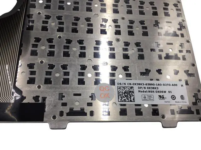 Alt view image 4 of 4 - Dell Laptop Keyboard 0X38K3 X38K3 For Dell Vostro 3550