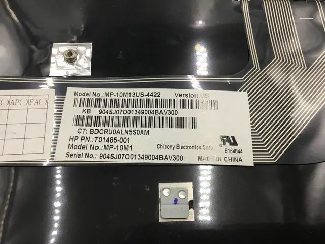 Alt view image 2 of 5 - HP ProBook 4540s 15.6" Genuine Laptop US Keyboard 701485-001 90.4SJ07.I01