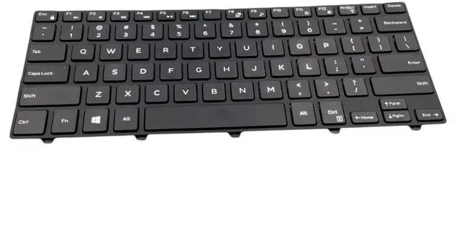 Alt view image 7 of 7 - Dell Inspiron 14-3452 NSK-LQ0SC 01 US Black Keyboard 50x15 050X15