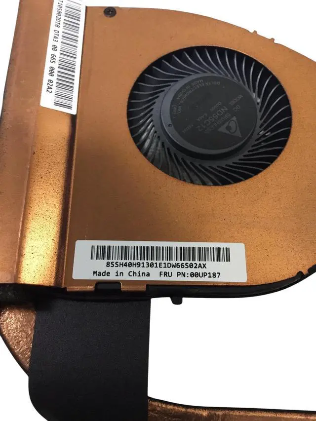 Alt view image 5 of 5 - Lenovo Thinkpad T460 14" Genuine Laptop Cpu Cooling Fan w/ Heatsink 00UP187
