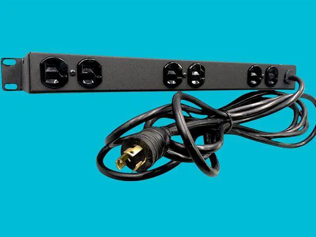 Alt view image 2 of 7 - Geist SPN064-15TL Server 6-Outlet Rackmount Surge Protector Power Strip