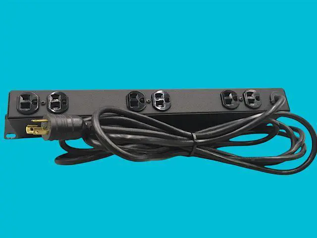 Alt view image 7 of 7 - Geist SPN064-15TL Server 6-Outlet Rackmount Surge Protector Power Strip