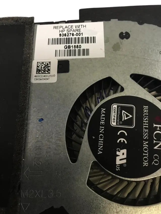Alt view image 4 of 6 - HP Pavilion x360 14m-ba114dx 14-BA175NR Cooling Fan Heatsink 936276-001