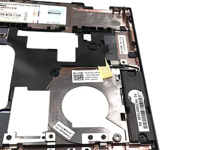 Alt view image 4 of 7 - Dell Latitude E6400 Laptop Palmrest Touchpad Buttons Top cover 02C5T3 2C5T3