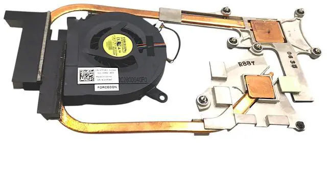 Main image of Dell Latitude E6500 CPU Cooling Fan & Heatsink 0G628D / 0HW852 / 0YP387