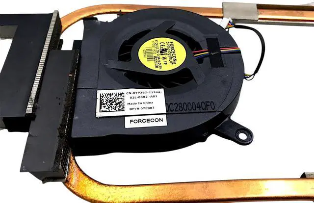 Alt view image 3 of 7 - Dell Latitude E6500 CPU Cooling Fan & Heatsink 0G628D / 0HW852 / 0YP387