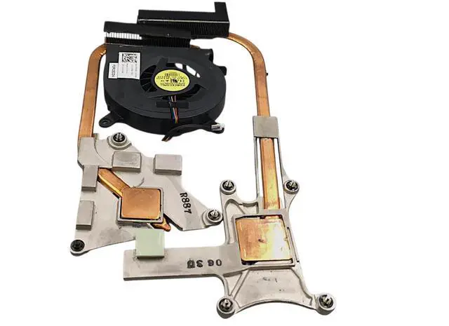 Alt view image 2 of 7 - Dell Latitude E6500 CPU Cooling Fan & Heatsink 0G628D / 0HW852 / 0YP387