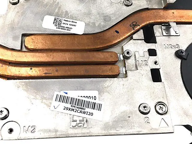 Alt view image 5 of 7 - Dell Precision M6500 CPU Heatsink With Fan 29J6J 029J6J CN-029J6J